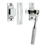 Solid Polished Chrome "Knurl" LH/RH Window Latch (BC2042)